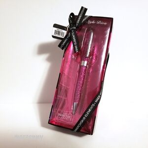 Style Diva Swarovski Elements Pink Pen